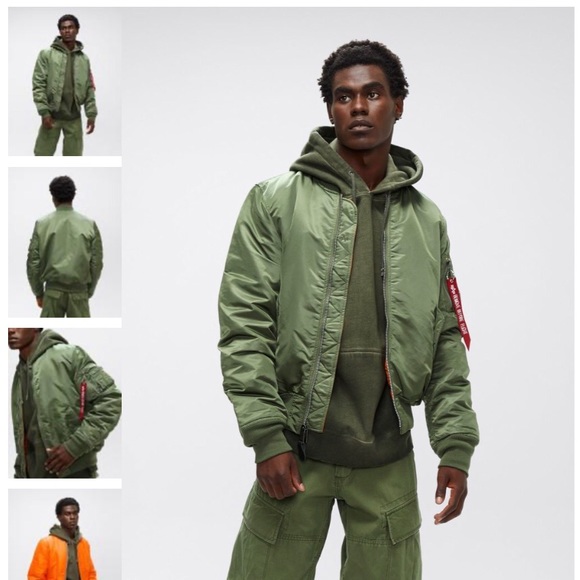 Grey Alpha Industries Bomber - Picture 4 of 4